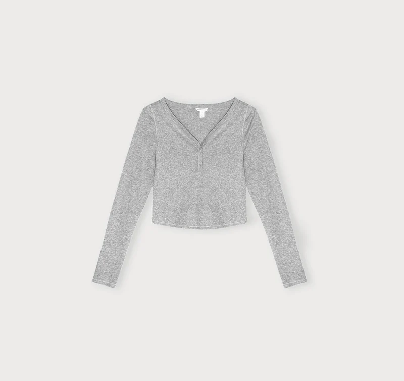 Core Sport Henley Long-Sleeve Tee