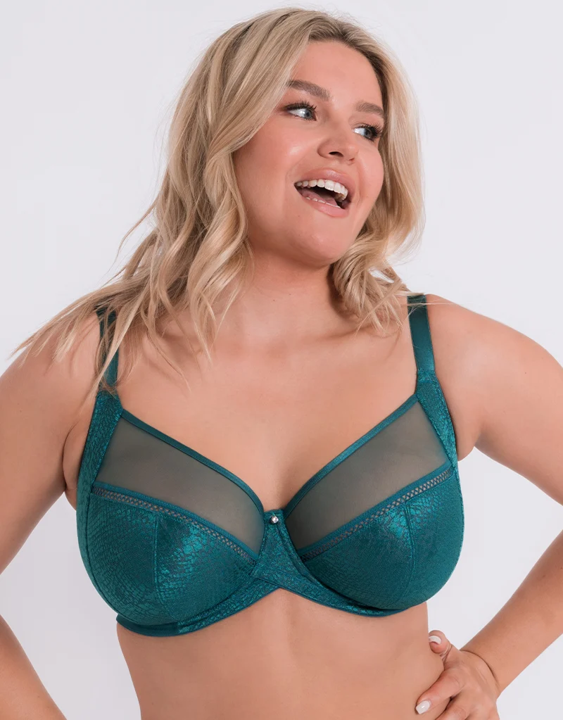 Curvy Kate Amaze Balcony Side Support Bra Verdigris