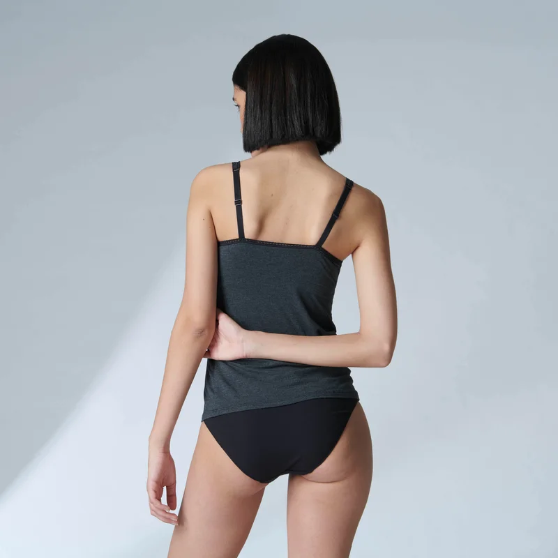 Simone Perele - Illusion Top Anthrazitgrau