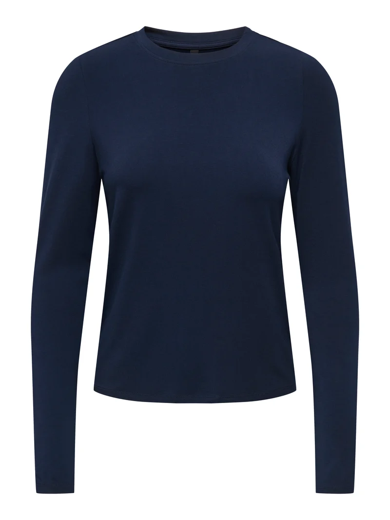 ONLBAMBOO L/S O-NECK TOP JRS