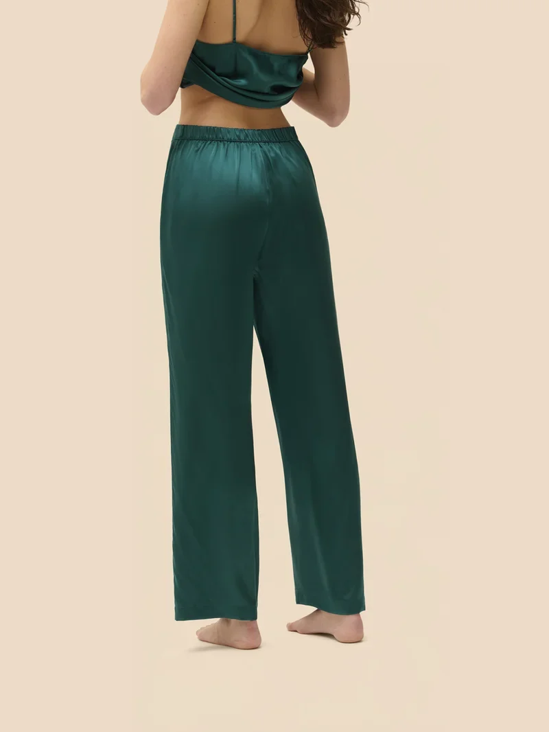 Simone Perele – Love Me Seidenhose Smaragdgrün