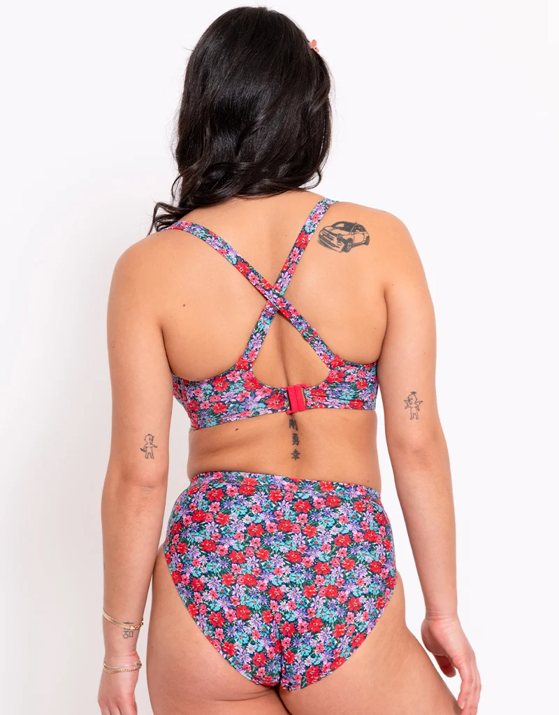 Curvy Kate Kitsch Kate Multiway Balcony Bikini Top Floral Print