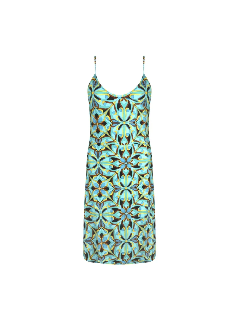 Antigel Swimwear von Lise Charmel - La Psychedelique Strandkleid Bleu Vibrant