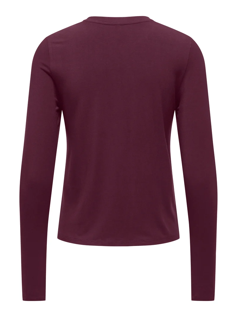 ONLBAMBOO L/S O-NECK TOP JRS