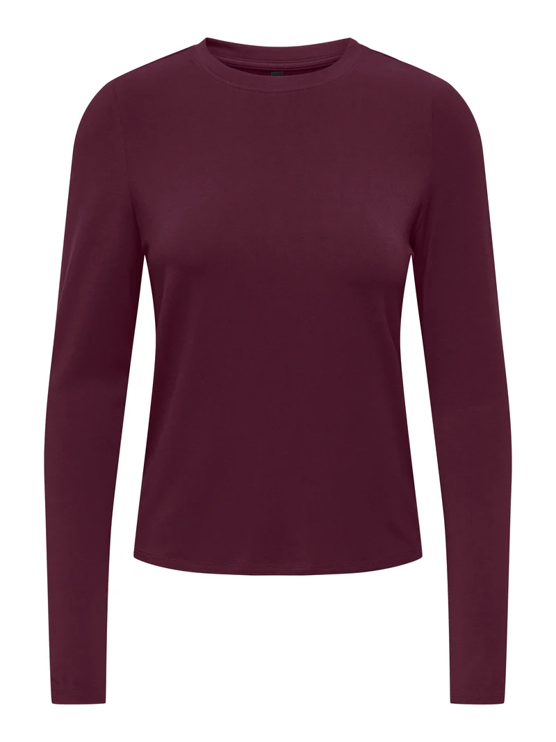 ONLBAMBOO L/S O-NECK TOP JRS