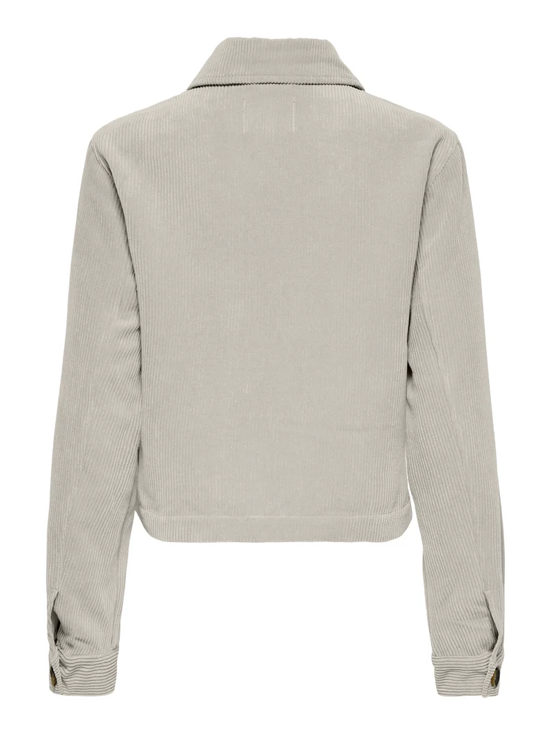 ONLZAHARA CORD BUTTON JACKET CC OTW