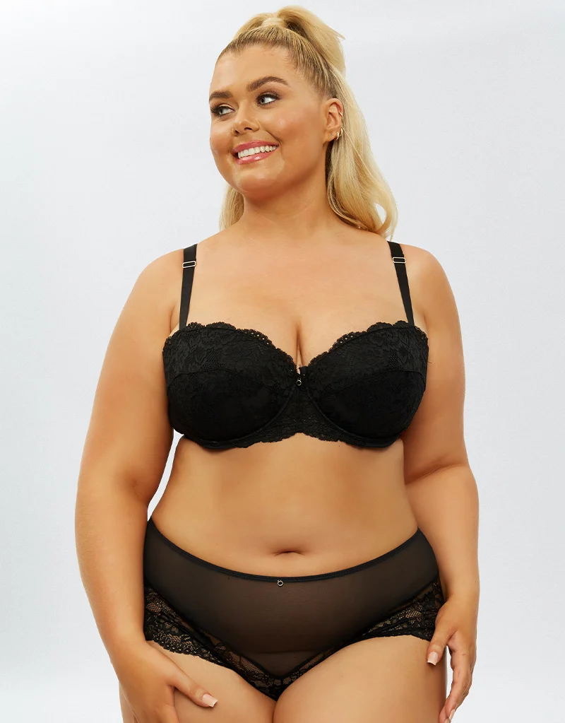 Ann Summers Sexy Lace Planet Balconette Bra Black