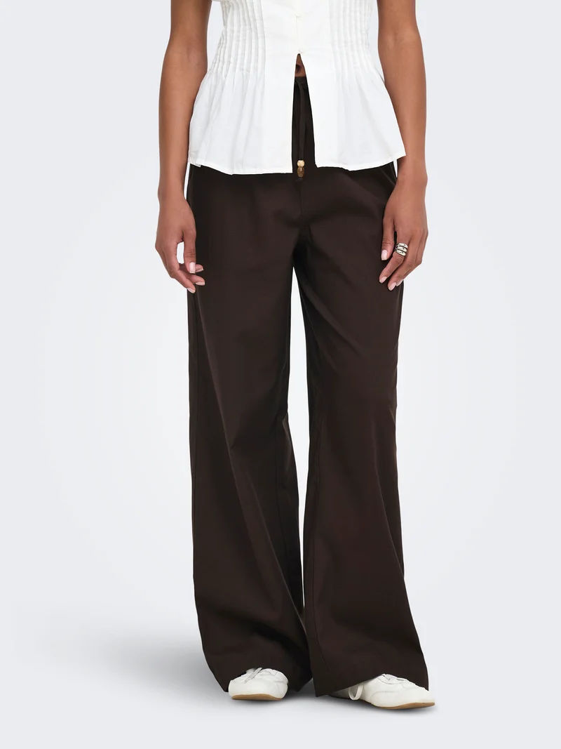 ONLISOLA MW PULL-UP WIDE PANT PNT