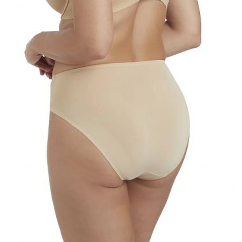 Naomi & Nicole Shapewear – No Show No Lines Micro Hi Cut Slip Warm Beige