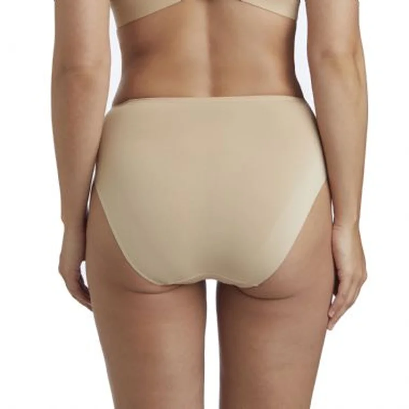 Naomi & Nicole Shapewear – No Show No Lines Micro Hi Cut Slip Warm Beige