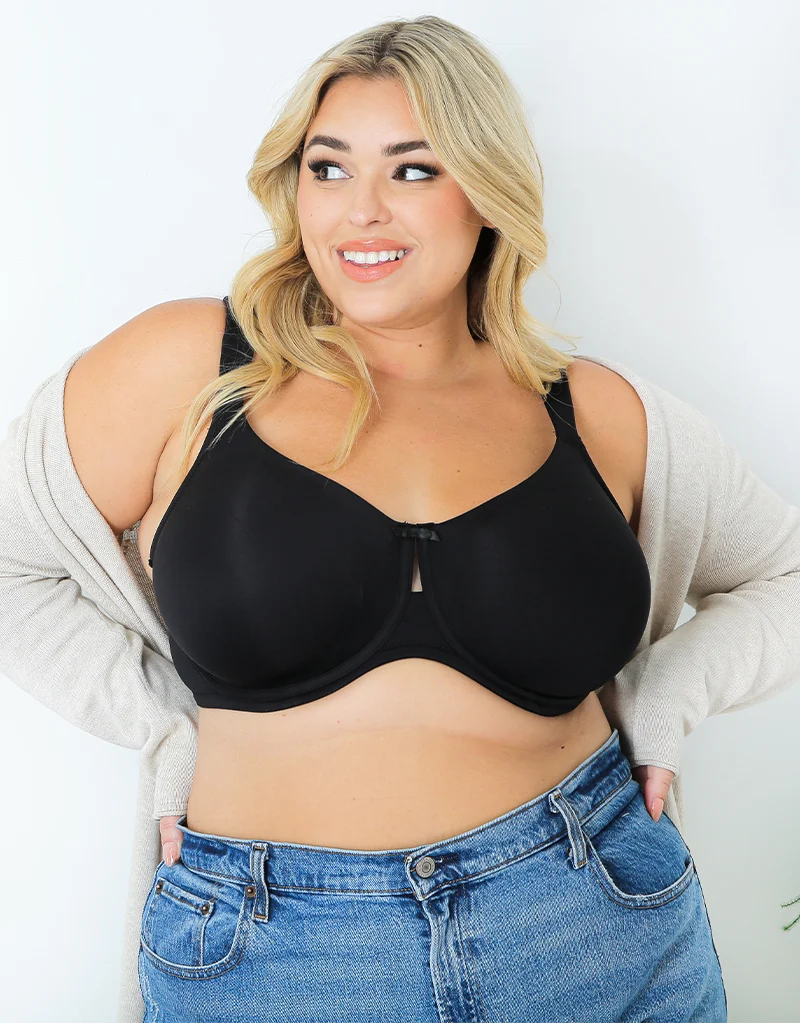 Parfait Erika Unlined Moulded Bra Black