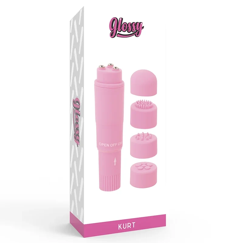 GLOSSY - KURT TASCHENMASSAGER ROSA