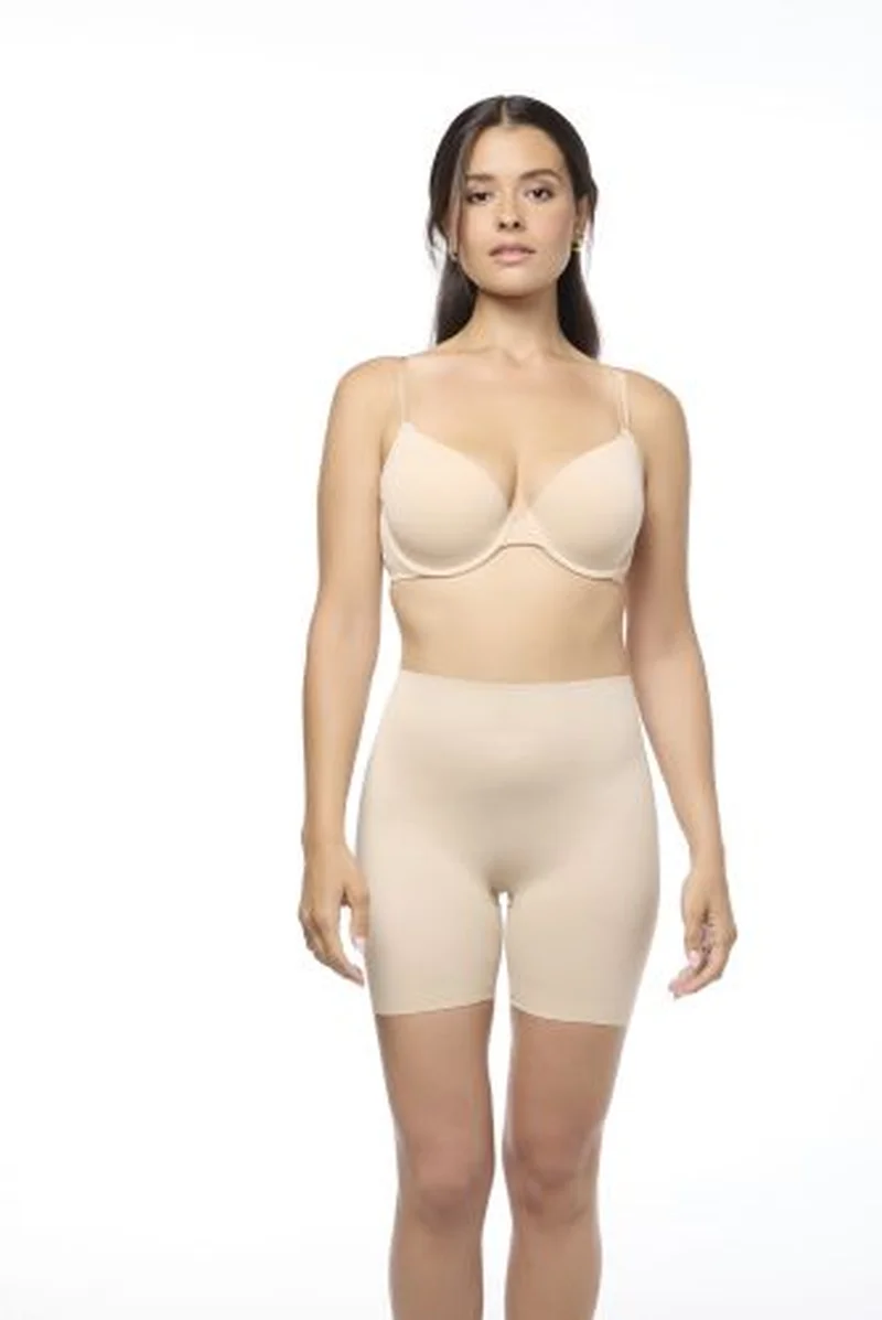 Cupid Shapewear – Figurformende Shorts mit Vollpolsterung, warmbeige