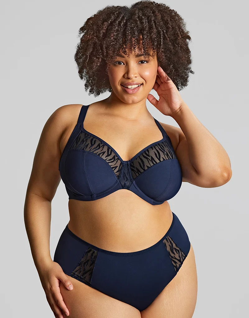 Sculptresse by Panache Alexa Deep Brief Navy