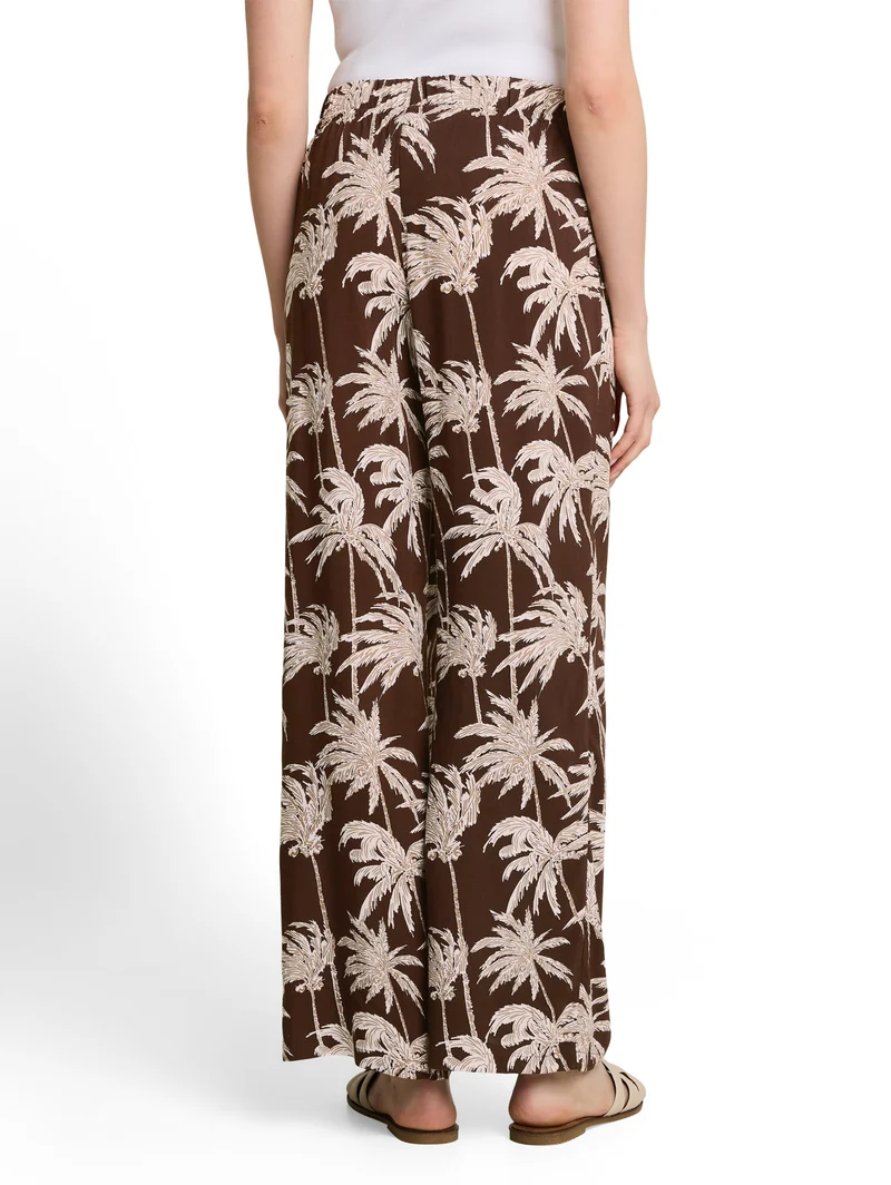 Wide Leg Hose mit Kordelzug