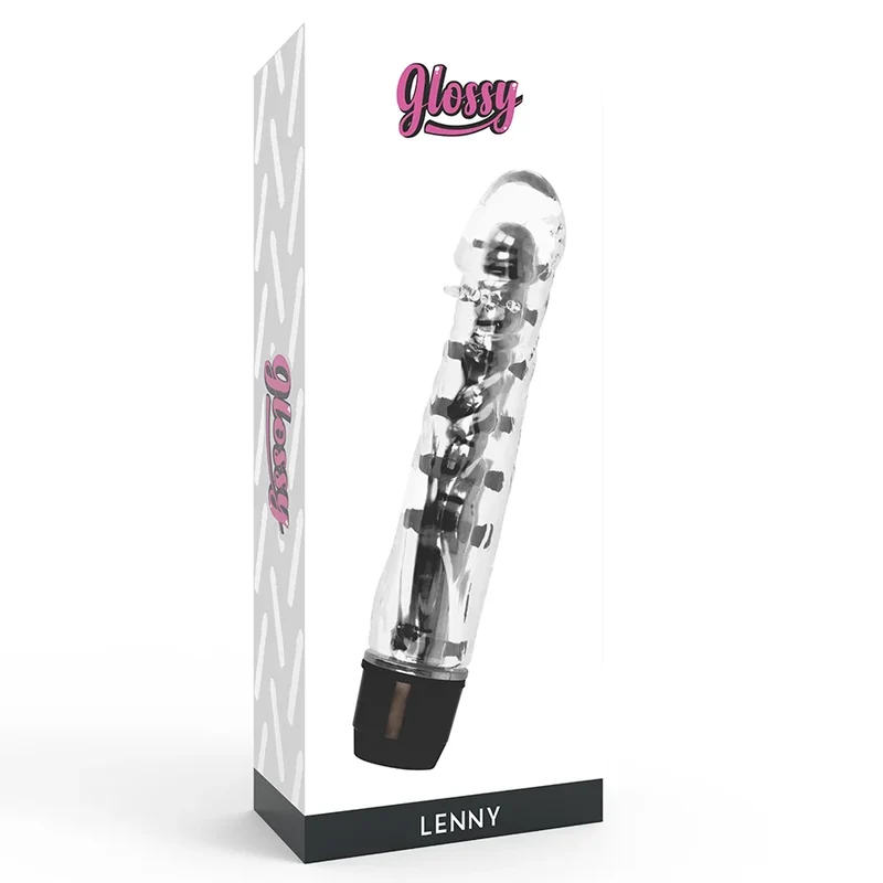 GLOSSY - LENNY VIBRATOR SCHWARZ