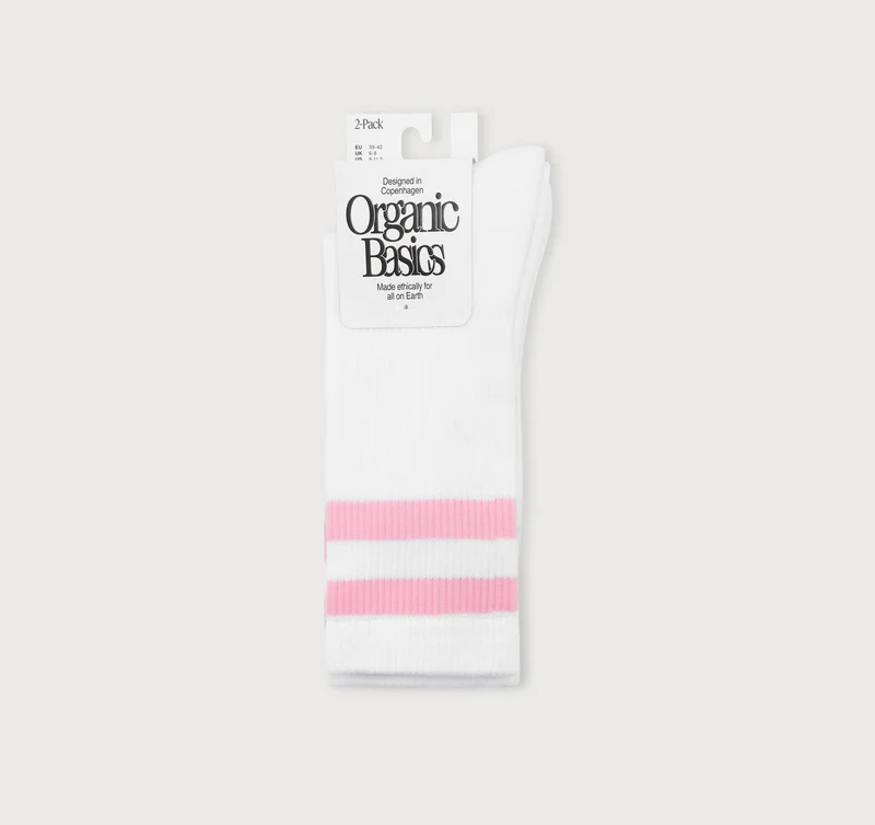 Core Stripe Crew Socks 2-pack