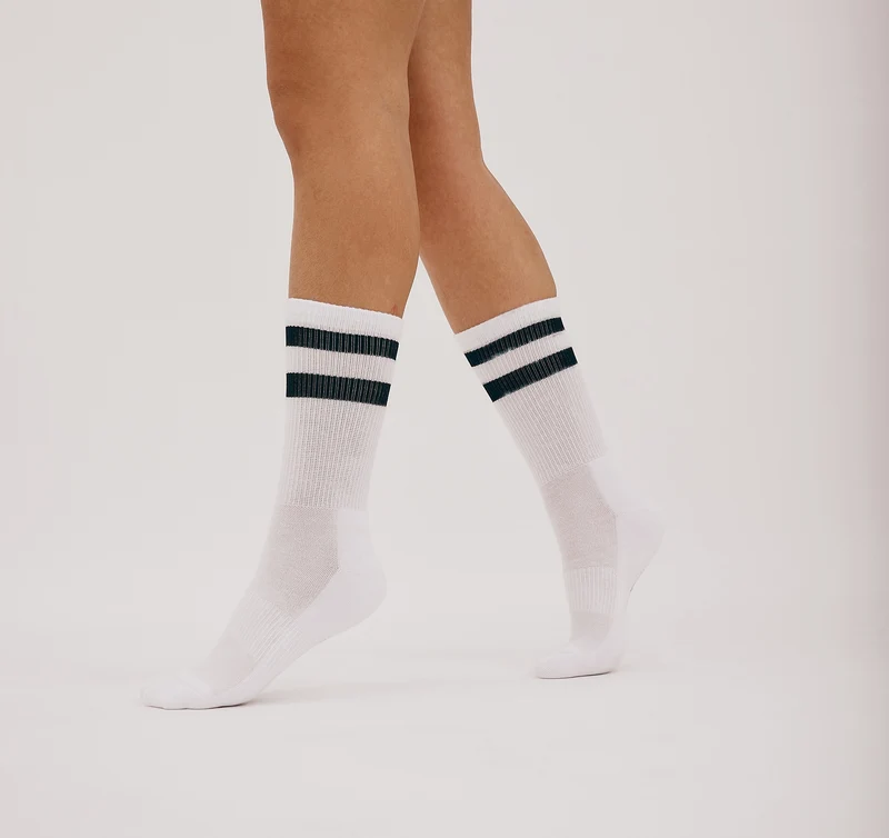 Core Stripe Crew Socks 2-pack