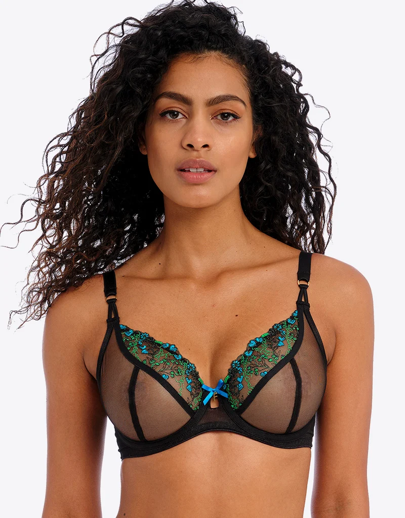 Freya Show-Off Plunge Bra Black