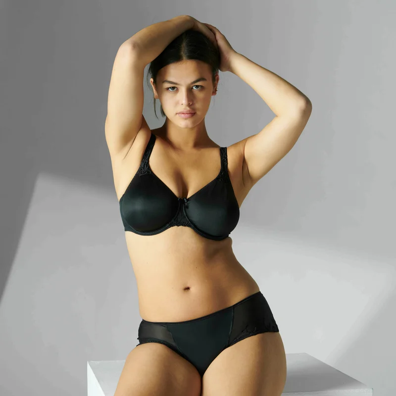 Simone Perele - Andora Minimizer-BH mit fester Formgebung, Schwarz