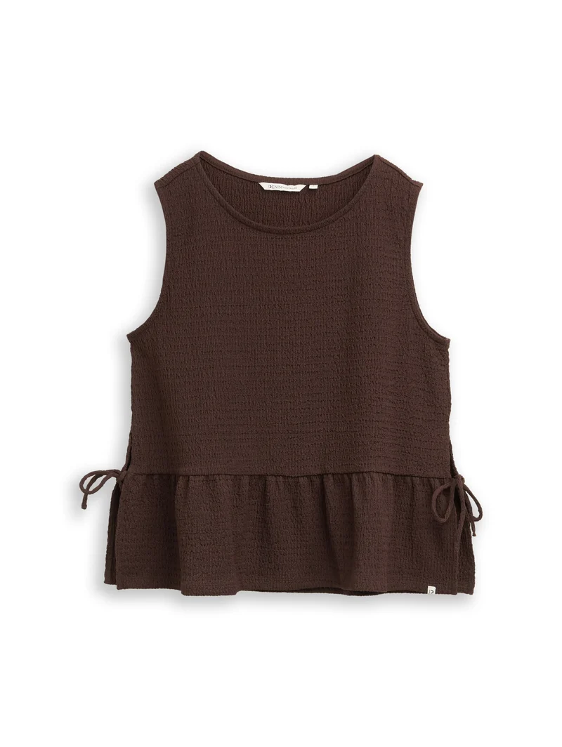 Loose Fit Peplum Top