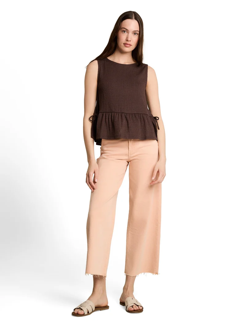 Loose Fit Peplum Top