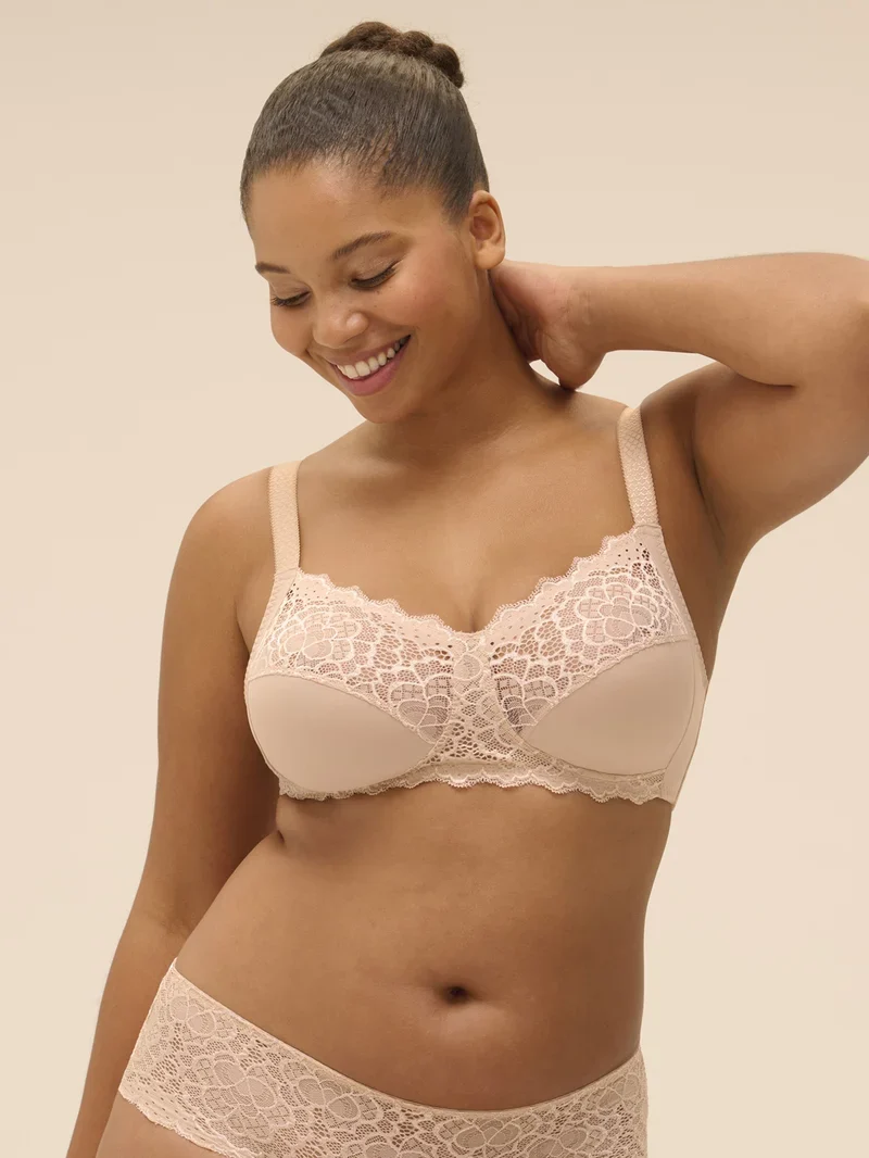 Simone Perele – Caresse Soft-Cup-BH Peau Rosée