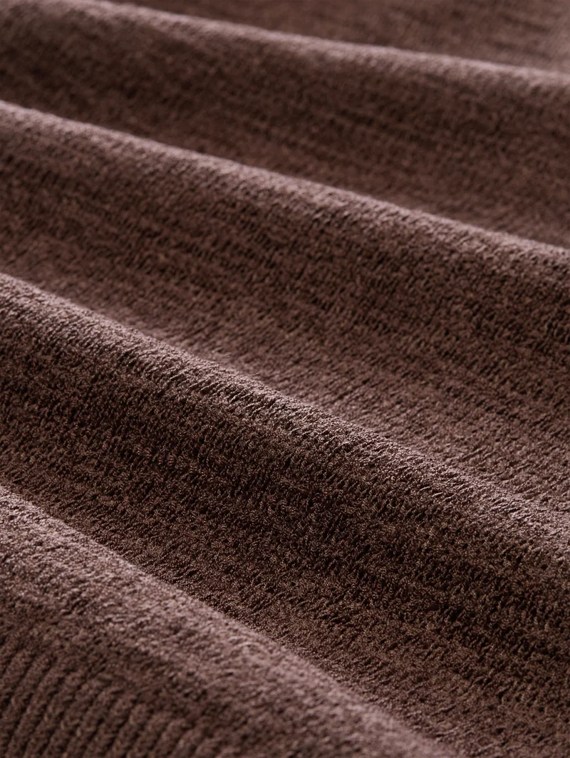 Relaxed Fit Stricktop mit V-Ausschnitt