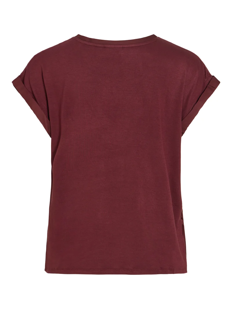 VIELLETTE S/S SATIN TOP - NOOS