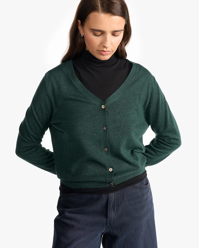 Elly | Strickjacke | Merinowolle