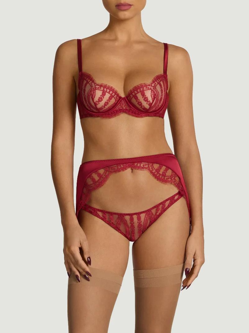 Coco de Mer Renata Open Suspender Knicker