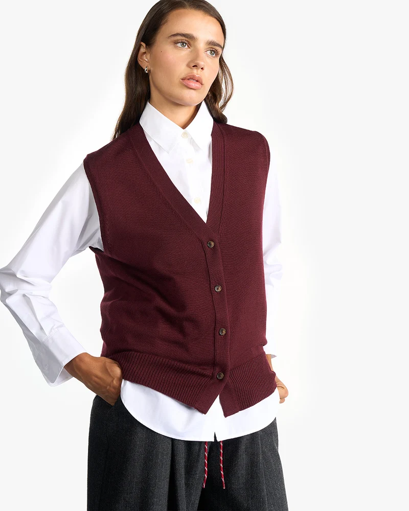 Claudia | Strickgilet | Merinowolle