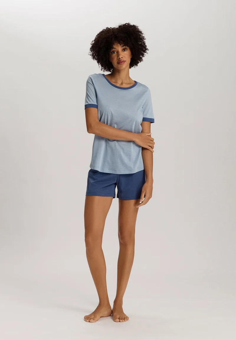 Laura S/SLV Pajama | sea breeze 074262-072622