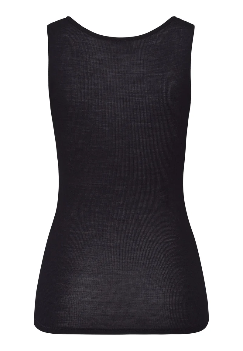 Woolen Lace Tank Top | black 070828-070019