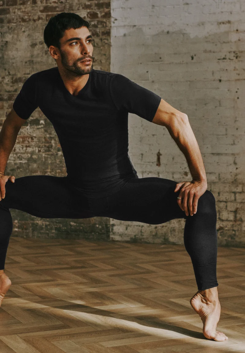 Silk/Cashmere Longlegs | black 073151-070019