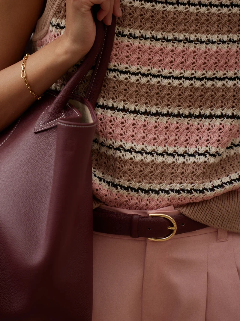 Deeley Stripe Knit Vest