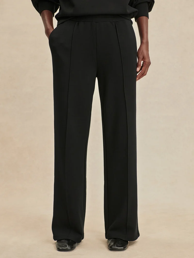 Wide Leg Pant 30" Black