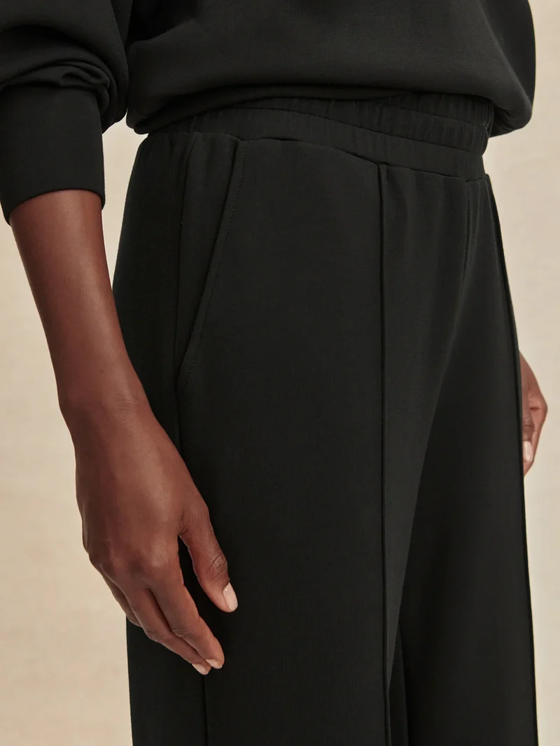 Wide Leg Pant 30" Black
