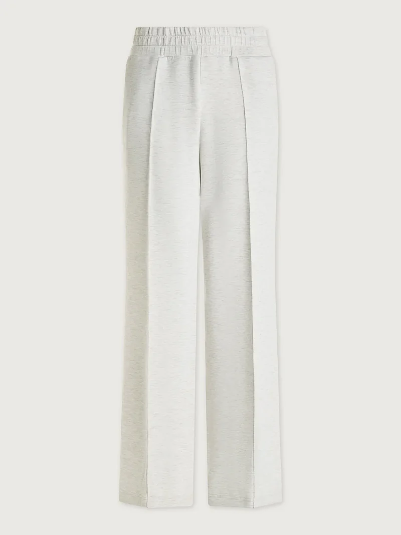 Wide Leg Pant 30" Ivory Marl