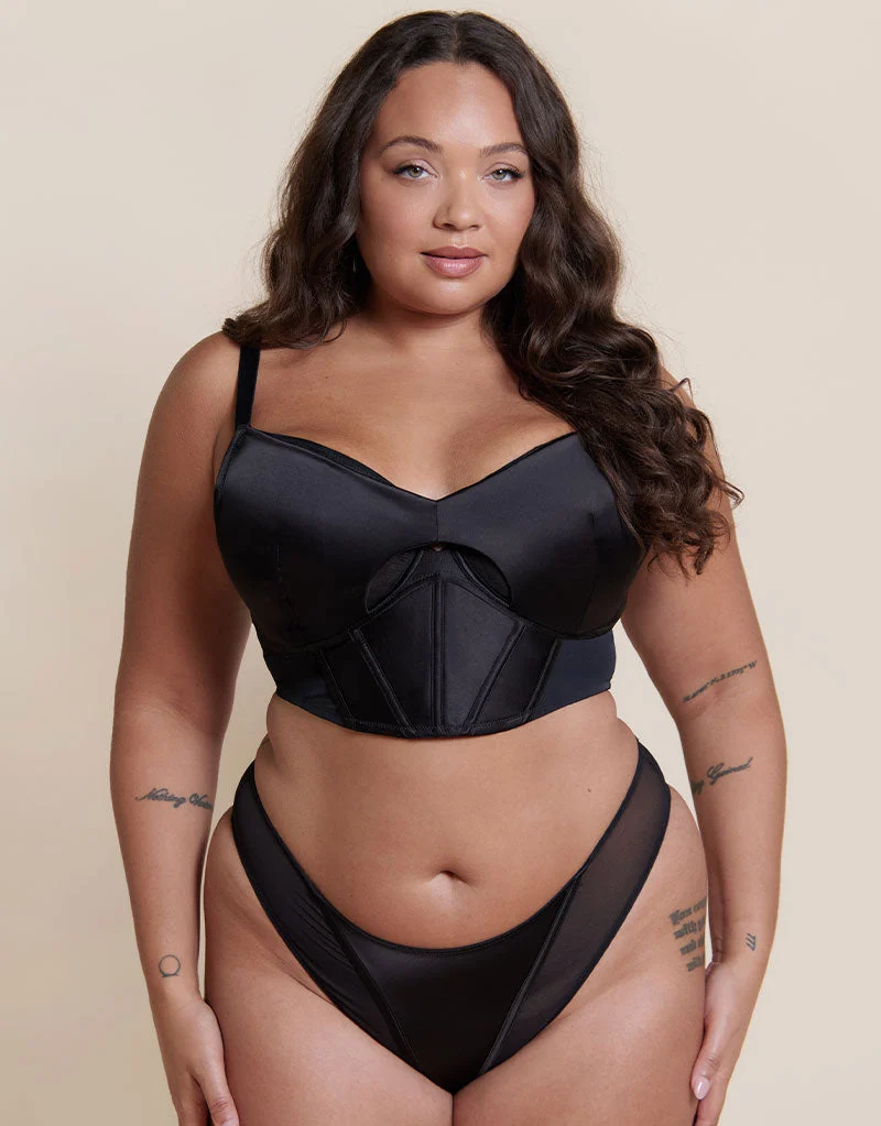 Curvy Kate Unapologetic Brazilian Brief Black