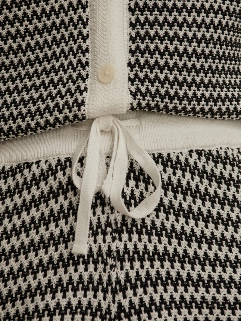 Villiers Knit Short White/Black