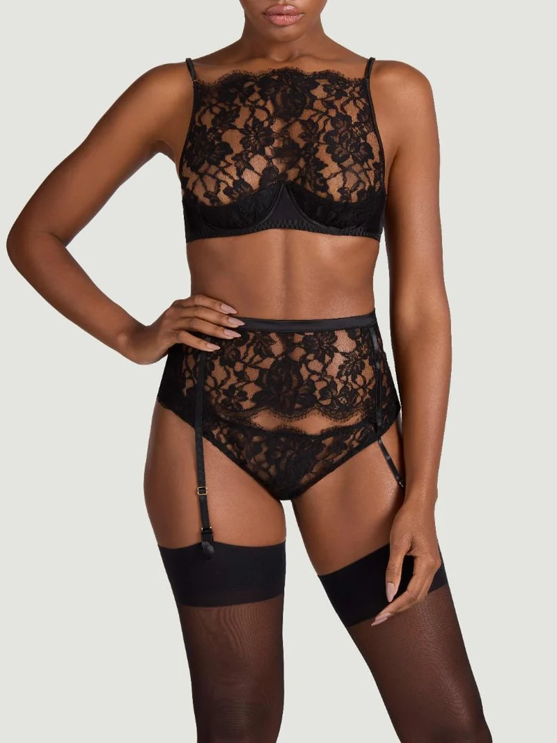 Coco de Mer Aphrodite Suspender Belt