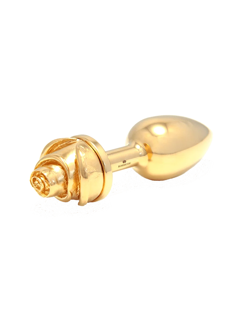 Julian Snelling Gold Plated Rose Butt Plug