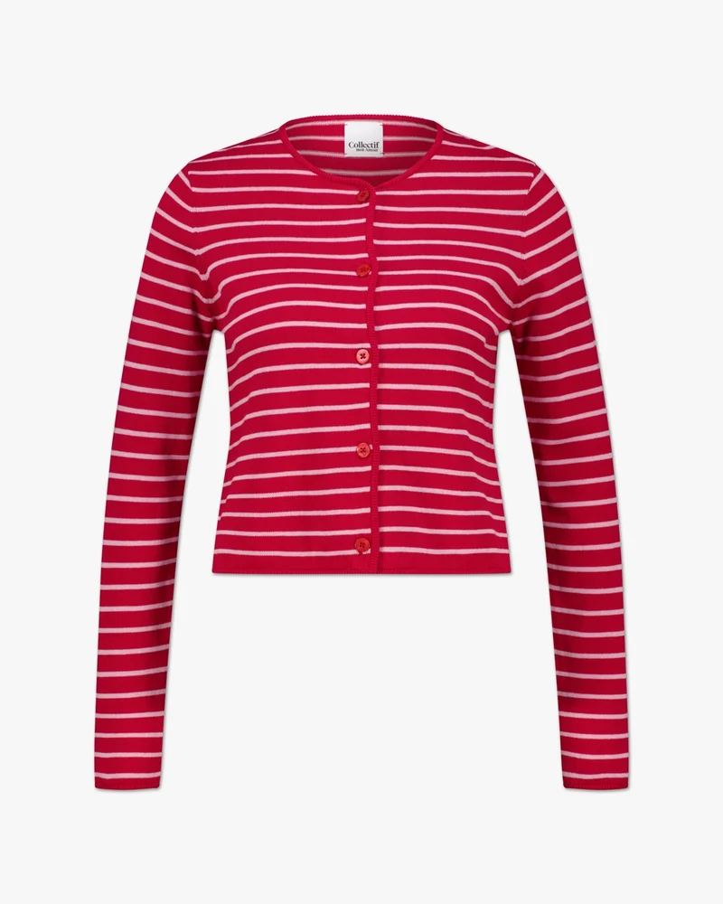 Celia Stripes | Strickjacke | Bio-Baumwolle