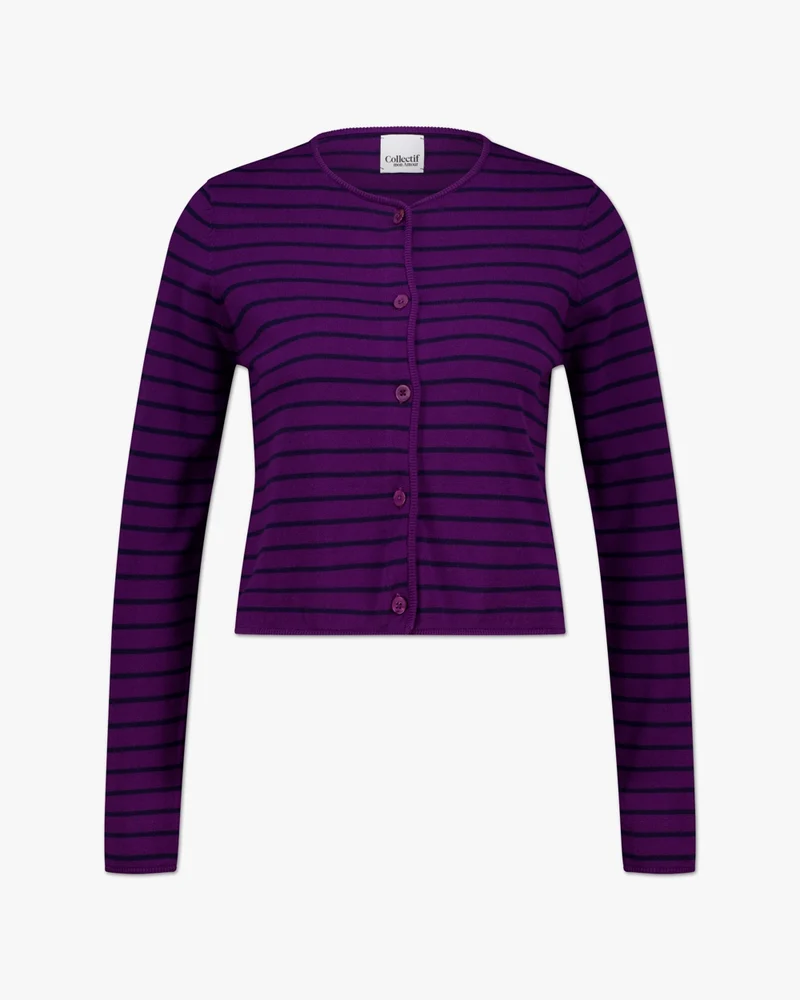 Celia Stripes | Strickjacke | Bio-Baumwolle