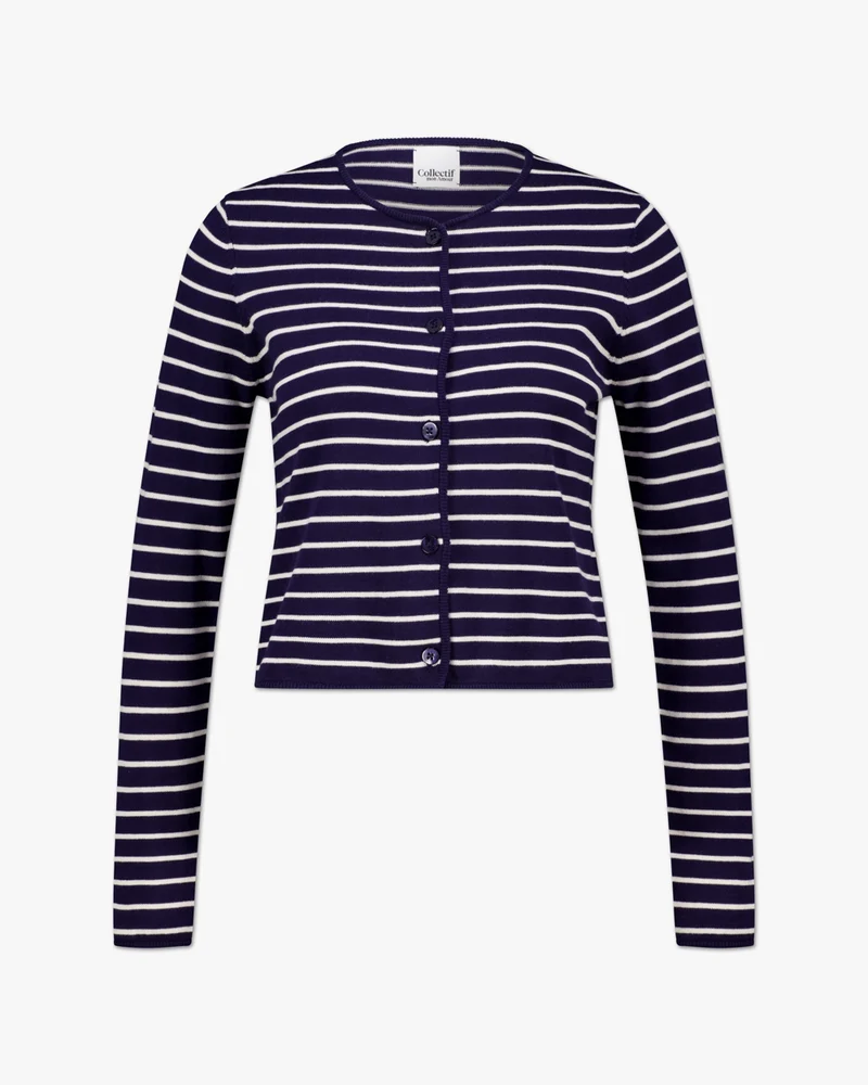 Celia Stripes | Strickjacke | Bio-Baumwolle