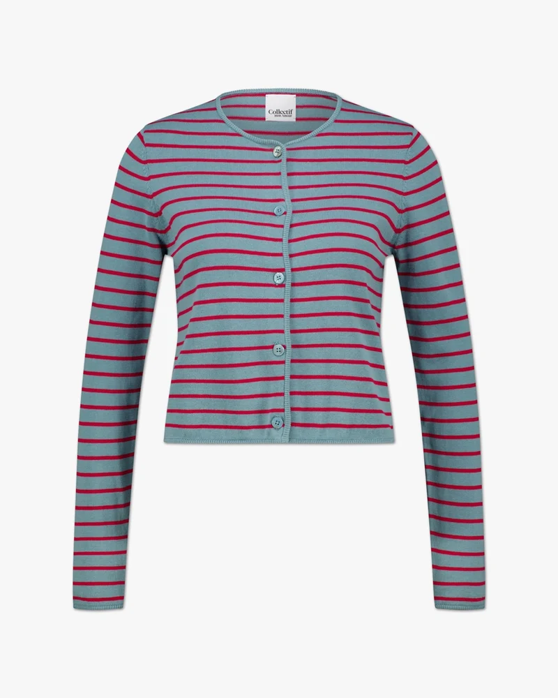 Celia Stripes | Strickjacke | Bio-Baumwolle