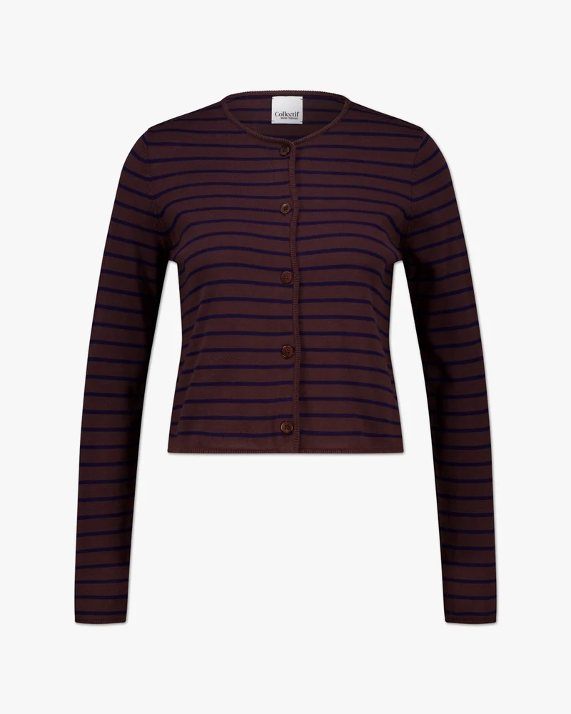 Celia Stripes | Strickjacke | Bio-Baumwolle
