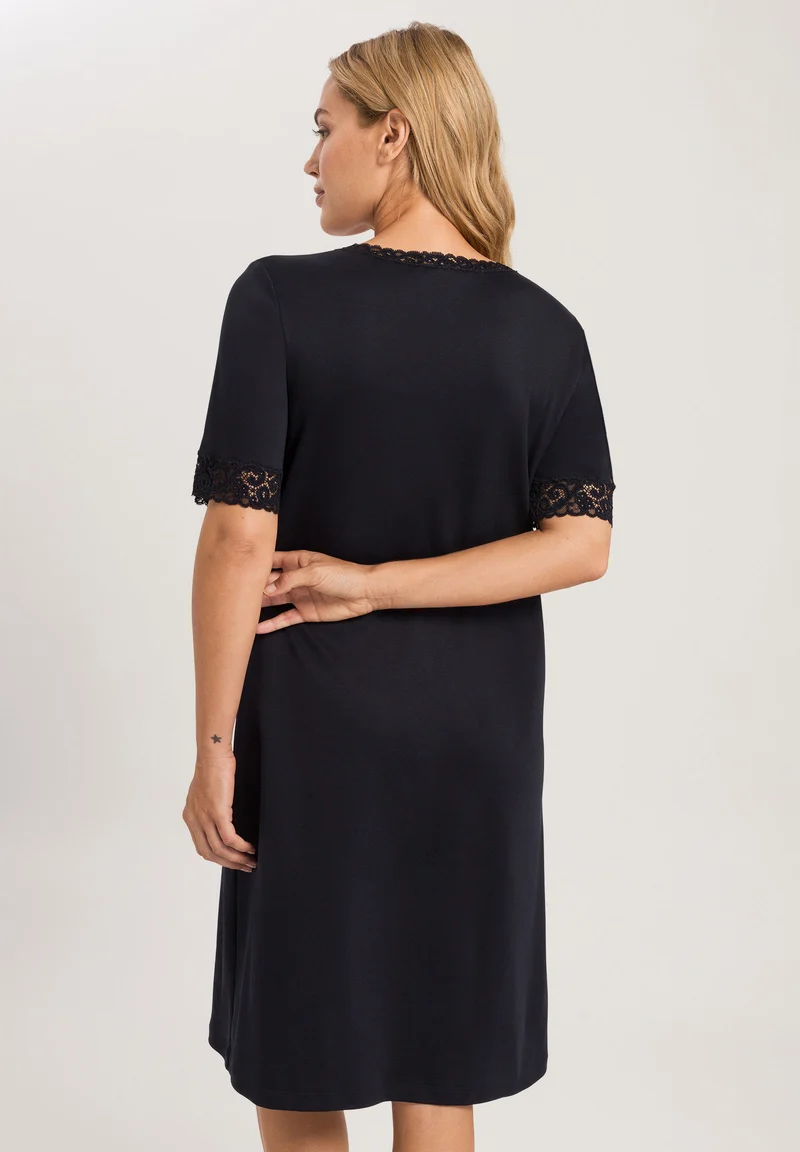 Moments NW S/SLV Nightdress 100cm | black 077040-070019