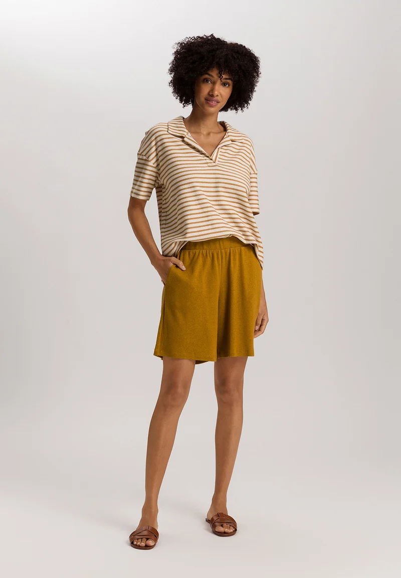 Summer Knits Short Pants | golden cumin 078879-072803